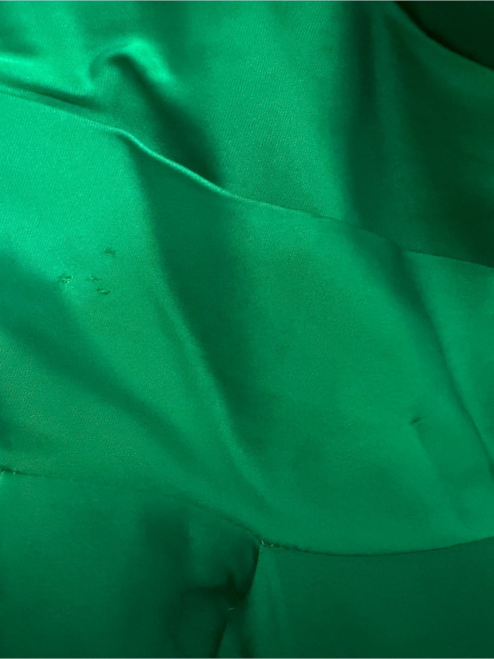 Vintage Emerald Green Strapless A-Line Dress - Picture 6 of 11